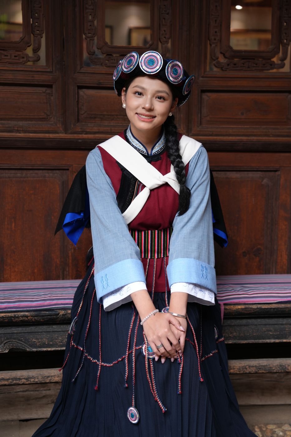 Traditional dress portrait