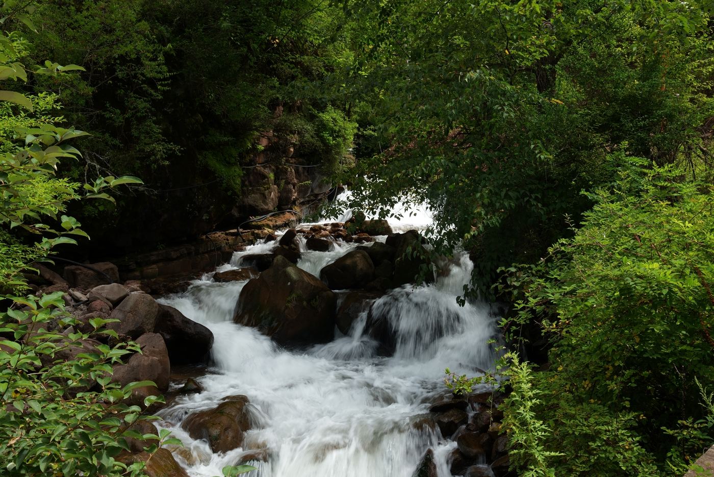Valley stream in Sanchahe