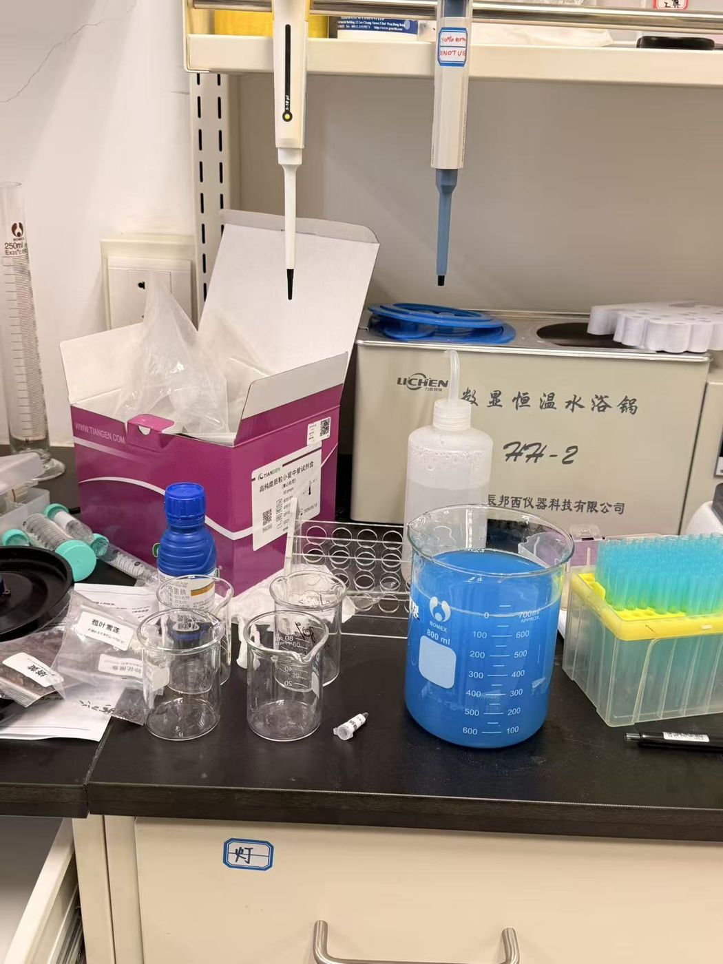 Seed treatment in the laboratory